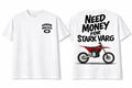 PREORDER Need Money For Stark Varg White Shirt