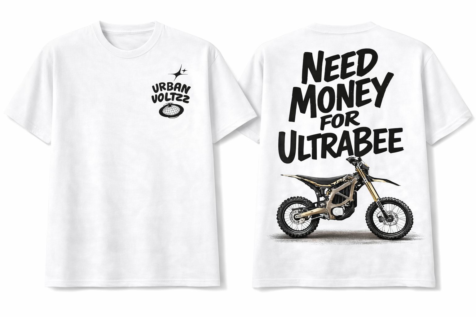 PREORDER Need Money For Ultra Bee White Shirt
